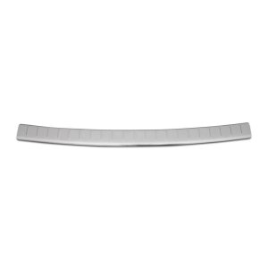 Ford Fiesta Bumper Sill Cover - Rear - Omac - S.Steel Brushed - Silver - '11-'19